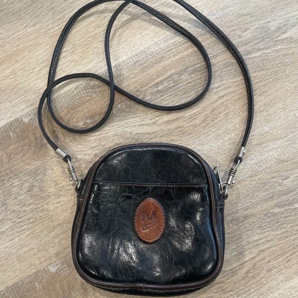 Vintage Mouflon Leather Crossbody Bag